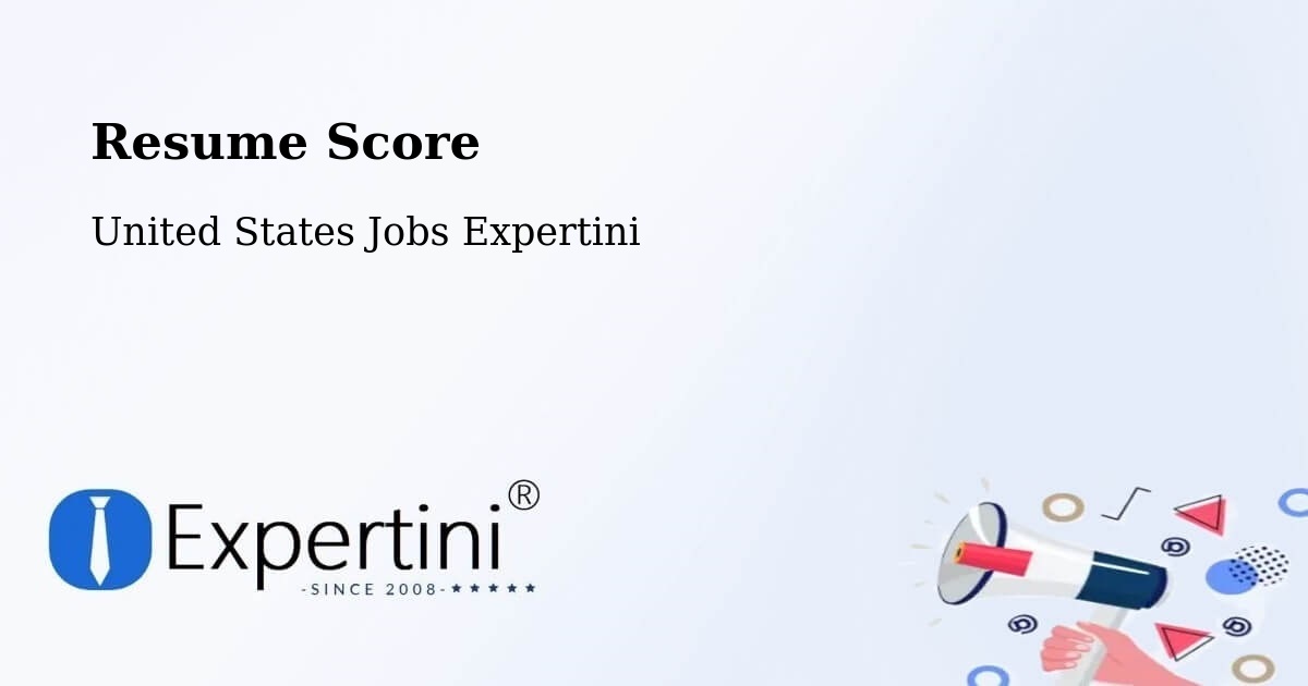 Resume Score & Job Description Match Tool – Tehachapi - United States Jobs Expertini
